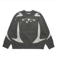 Women's Loose Crewneck Sweater Outside Wear