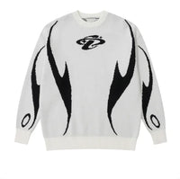 Women's Loose Crewneck Sweater Outside Wear