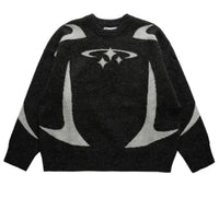 Women's Loose Crewneck Sweater Outside Wear